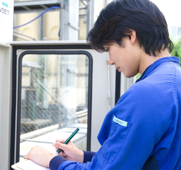 Aさんの仕事中の写真