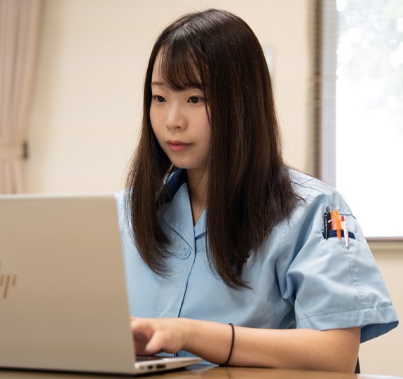 Bさんの仕事中の写真