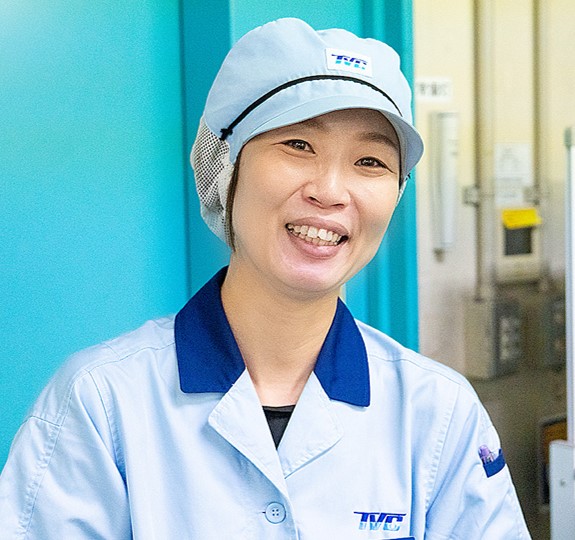 Dさんの笑顔の写真