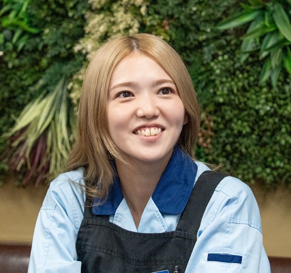 Fさんの笑顔の写真