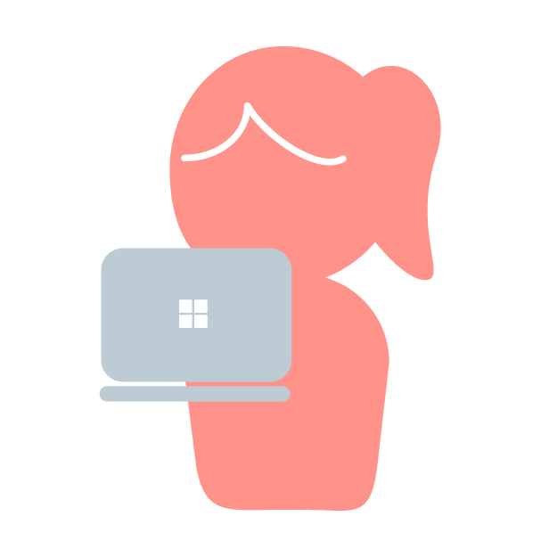 キャリアウーマンのアイコン